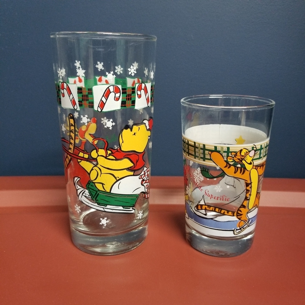 Winnie The Pooh Disney Drinking Glasses